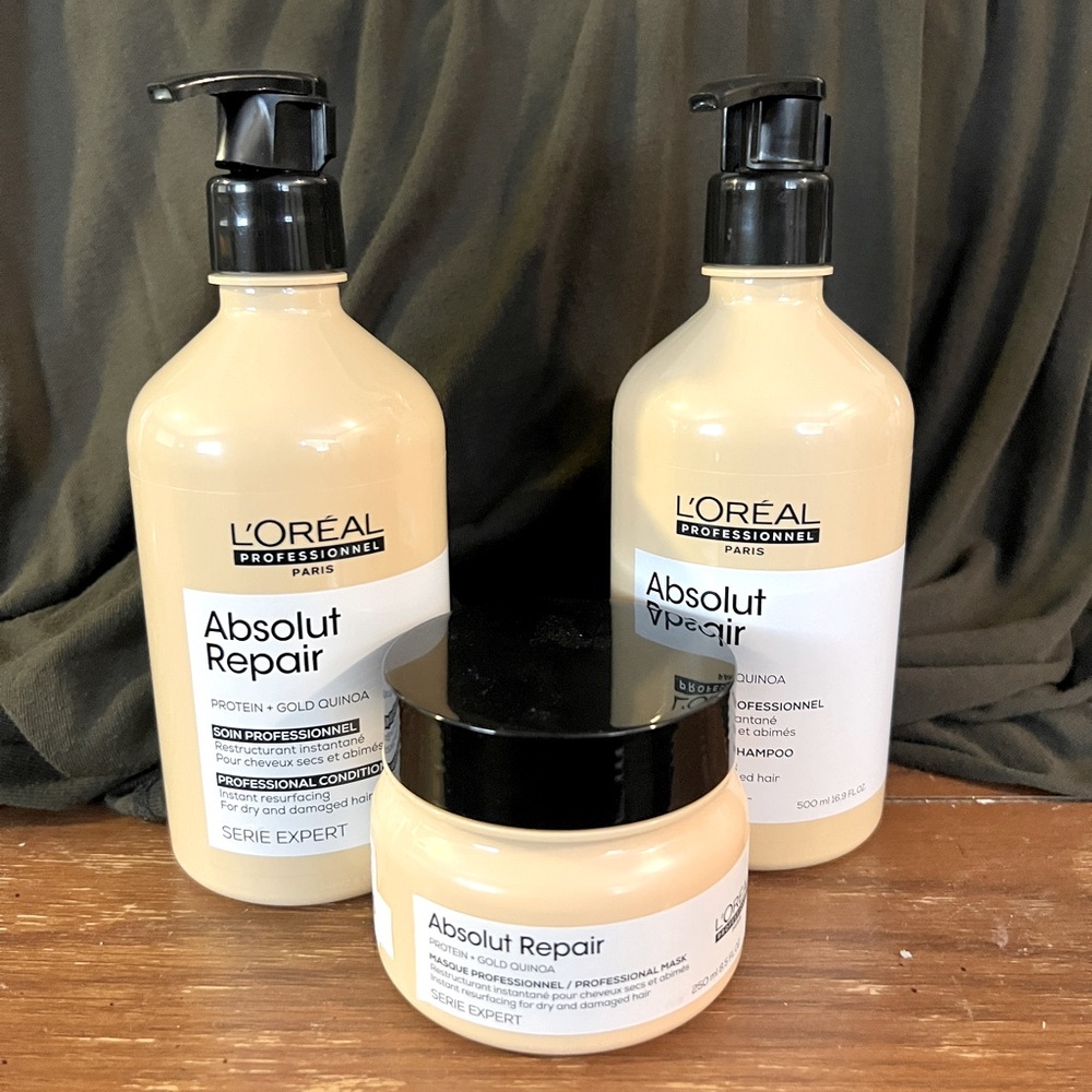 L’Oreal Absolut Repair Shampoo+Conditioner+Masque Treatment